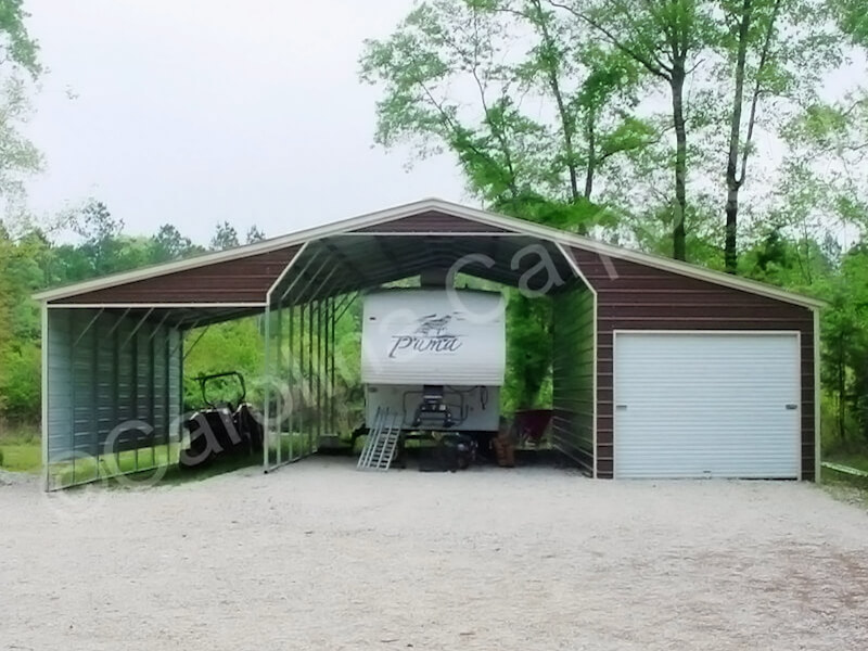 Seneca Barn with Fully Enclosed Lean To-344