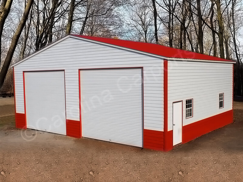 Vertical Roof Fully Enclosed  with Lap Siding-355